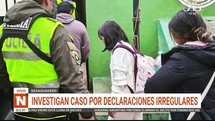 investigan caso por declaraciones irregulares