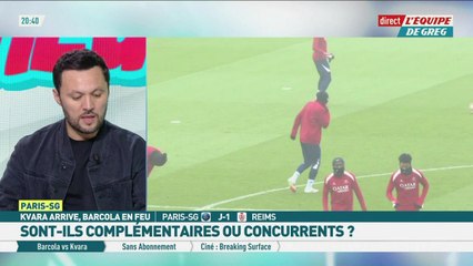 Barcola - Kvaratskhelia : Complémentaires ou concurrents ? - L'Équipe de Greg - extrait