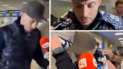 Martín Anselmi llega a España y esquiva las preguntas sobre Cruz Azul: "No es momento de hablar"