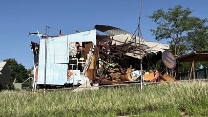 Severe thunderstorm brings 115kph winds, rips roofs off homes in Marble Bar