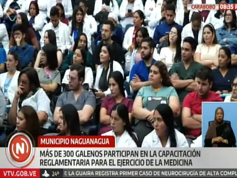 Más de 300 médicos carabobeños son capacitados en curso introductorio para ejercer la medicina