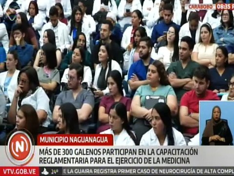Más de 300 médicos carabobeños son capacitados en curso introductorio para ejercer la medicina