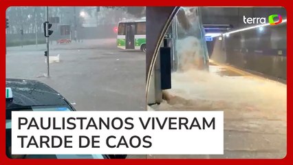 São Paulo registrou quase a metade da média de chuva para janeiro em apenas 6 horas
