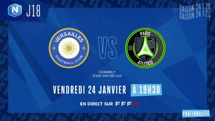 J18 Match Épique : FC Versailles et Paris 13 Atletico se Neutralisent 3-3 ⚽
