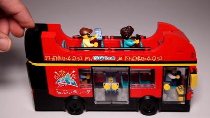 Lego City 60407 Red Double-Decker Sightseeing Bus Speed Build