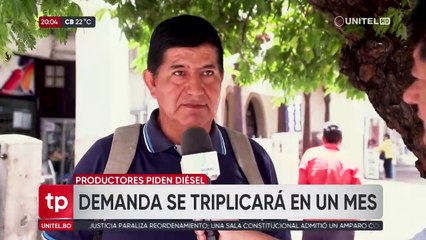 En un mes se triplicará la demanda de diésel las provincias cruceñas debido a las labores agrícolas, según la Cappo
