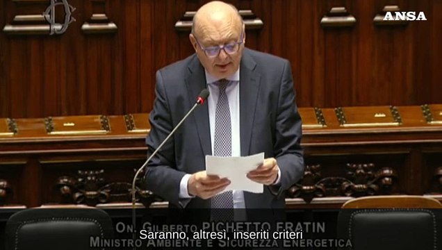 Pichetto Fratin: Stasera il ddl sul nucleare a Palazzo Chigi
