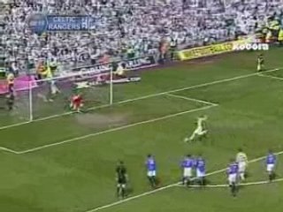 CELTIC 3-2 RANGERS PENALTY ROBSON