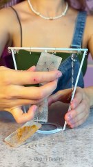 Creating a lamp out of epoxy and chocolate bars by a cute girl💖⚜️