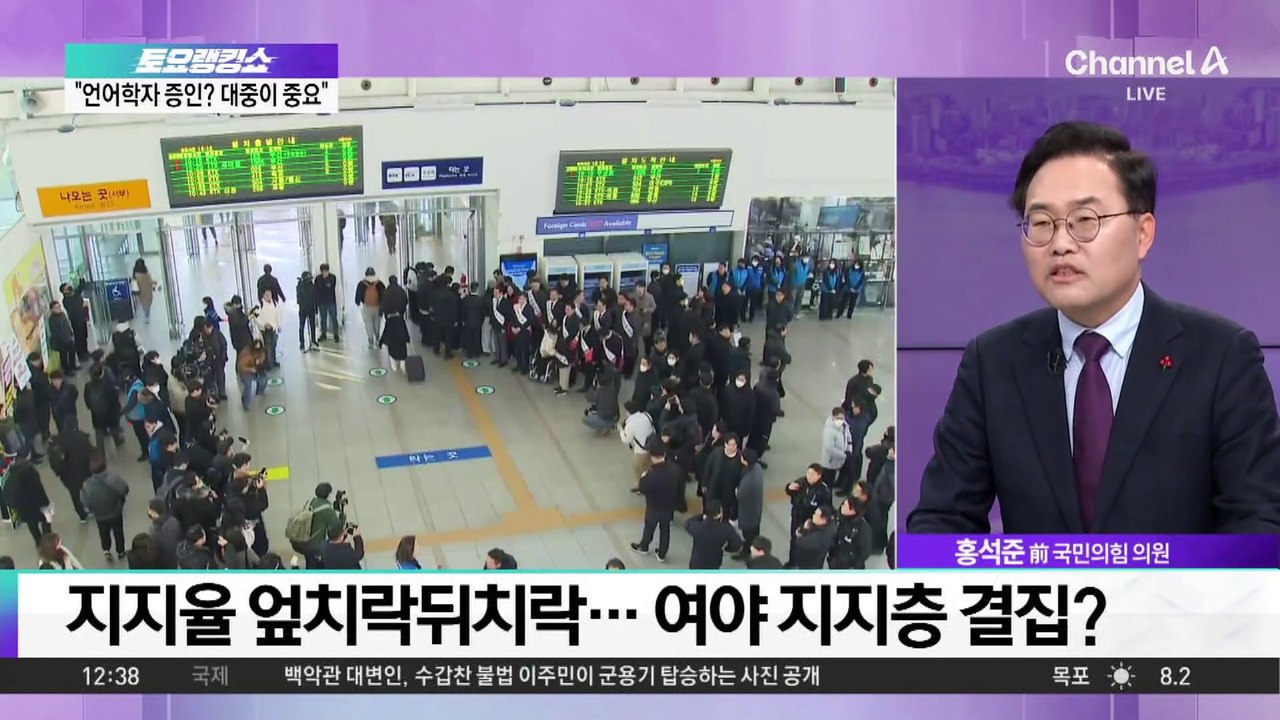 지지율 엎치락뒤치락…여야 지지층 결집?