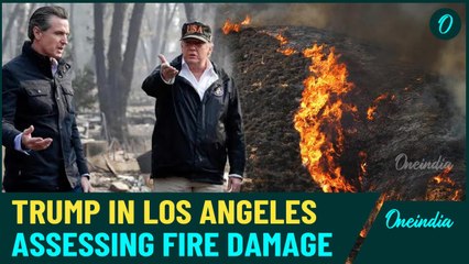 Trump rips California’s wildfire response and FEMA, as he tours LA's fire-ravaged areas