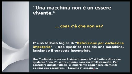 1. Sai individuare i discorsi sbagliati ?