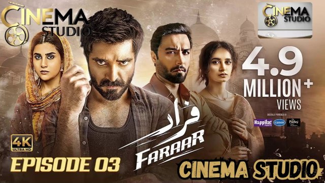 Faraar Episode 03 [ENG SUB] | 26th Jan 2025 | Hamza Ali Abbasi | Ahmed Ali Akbar | Sohai Ali Abro | Watch Now on Cinema Studio! | #cinemastudio #FaraarEpisode03 #PakistaniDrama #HamzaAliAbbasi #AhmedAliAkbar #SohaiAliAbro #FaraarDrama #PakistanDarma
