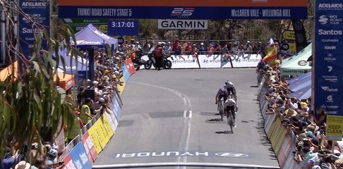 Cycling - Santos Tour Down Under 2025 - Resume and Highlights of Stage 5... Jhonathan Narvaez wins at Willunga Hill