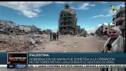 Gobernación de Rafah fue destruida por las operaciones militares de Israel
