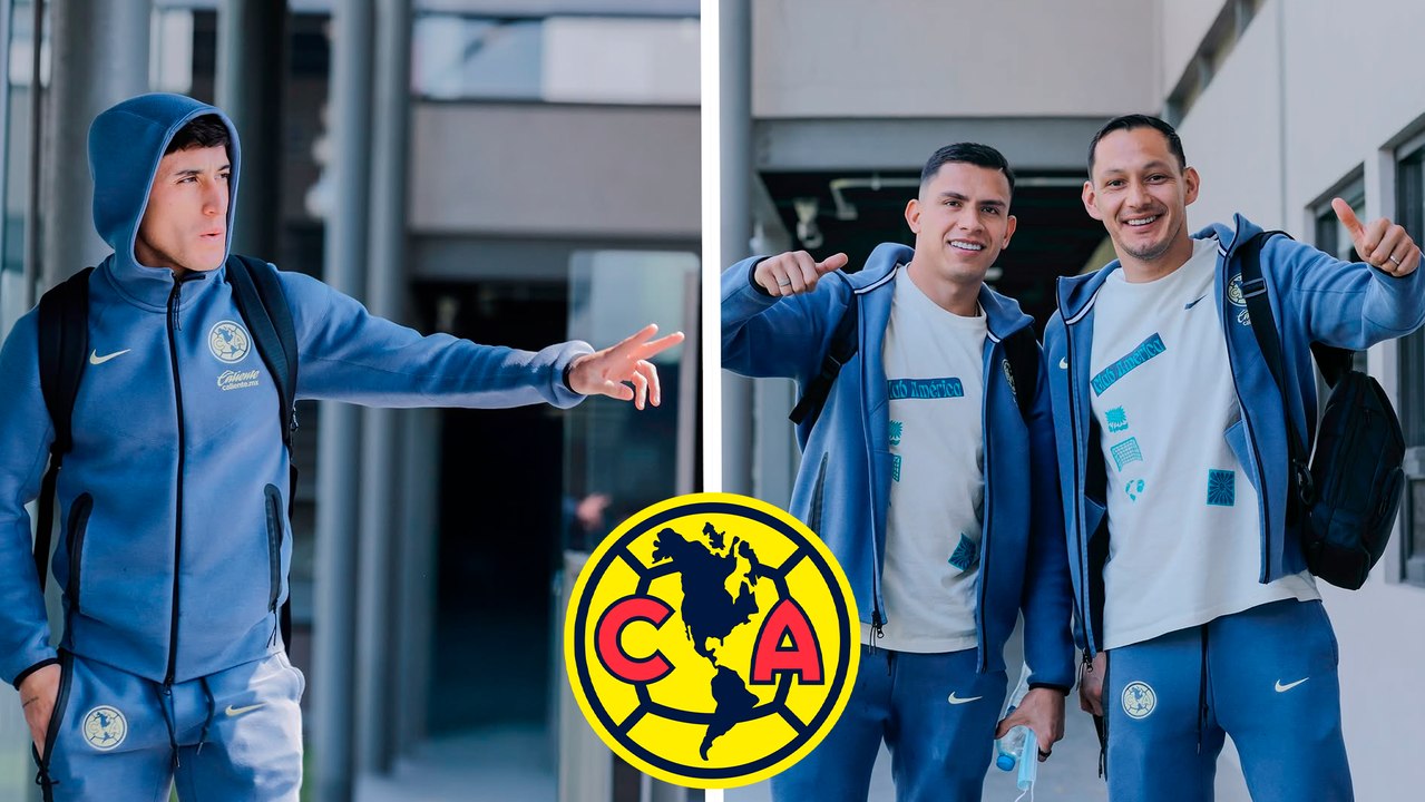 América llega a su hotel previo al partido ante Santos y es recibido por su afición al grito de "Tricampeón"