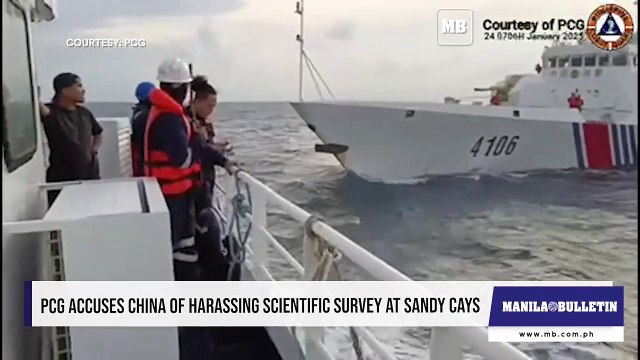 PCG accuses China of harassing scientific survey at Sandy Cays