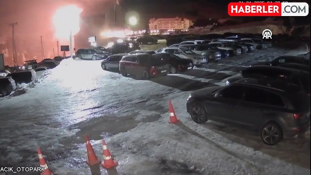 Yeni görüntüler ortaya çıktı! Bolu'daki facia böyle başlamış