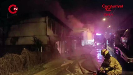 Oto galerinin park alanında yangın... Sabotaj ihtimali üzerinde duruluyor!