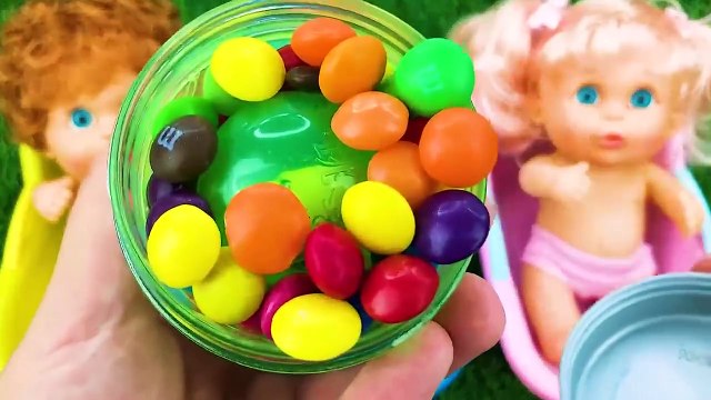 Satisfying Video l Mixing Candy in 3 Rainbow BathTubs & Magic Skittles & Slime Cutting ASMR
