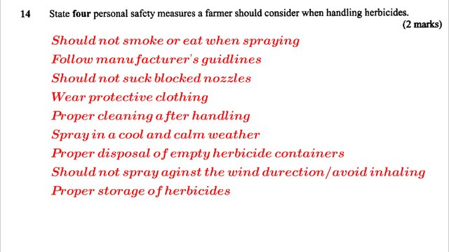 KCSE 2015 Agriculture paper 1 #questions and answers #exams #highschool #answers