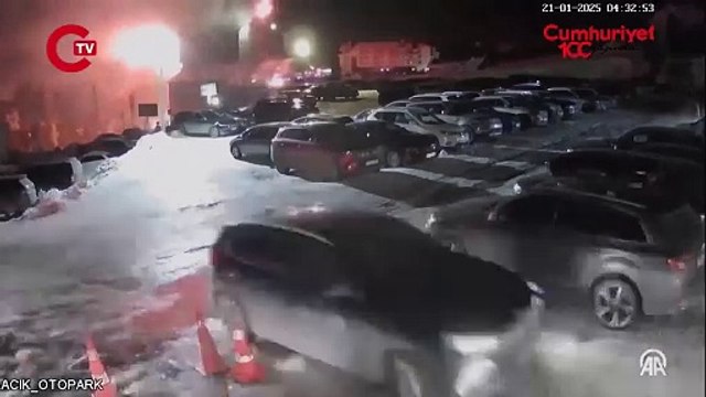 Facianın bu görüntüleri ilk kez ortaya çıktı! İşte Kartalkaya Grand Kartal Otel'deki yangının ilk saatlerinde yaşananlar...