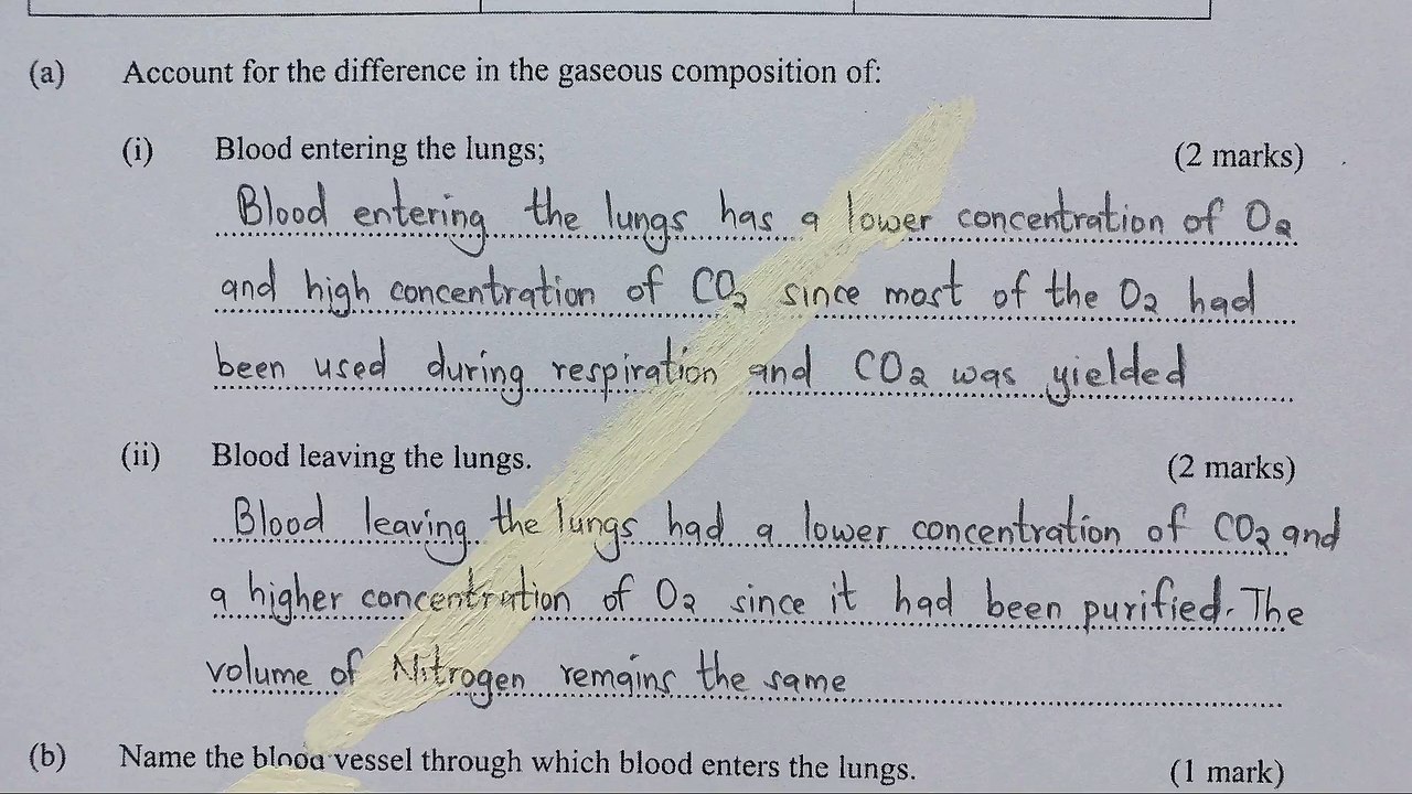 KCSE 2020 Biology paper 2 questions and answers_ Essay writing _Science revision