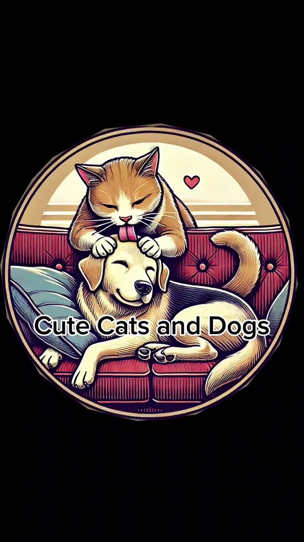 ⁣Dogs Disturb Cats Who Are Resting