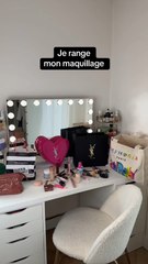 Publicité - Je range mon maquillage