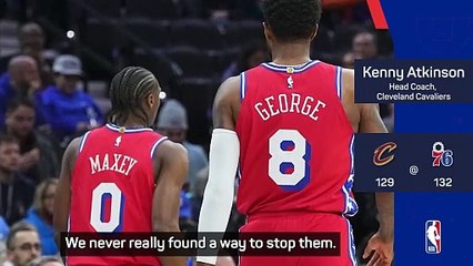 Defense 'definitely let Cavs down' in 76ers defeat - Atkinson