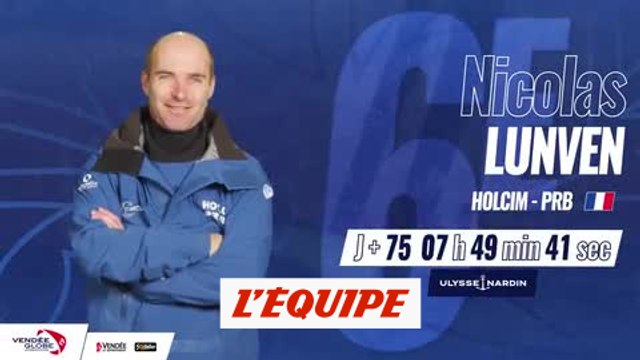 Lunven termine 6e aux Sables-d'Olonne - Voile - Vendée Globe
