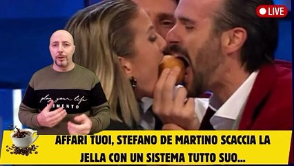 Affari Tuoi, Stefano De Martino scaccia la jella con un sistema tutto suo...