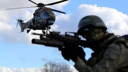 Irak ve Suriye’nin kuzeyinde 5 terörist etkisiz hale getirildi