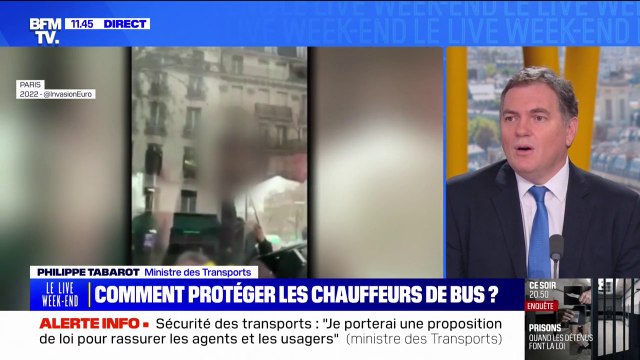 Chauffeurs agressés: C'est une honte, c'est une préoccupation très importante , assure Philippe Tabarot, ministre des Transports