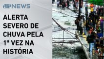 São Paulo fica embaixo d’água em duas horas de temporal