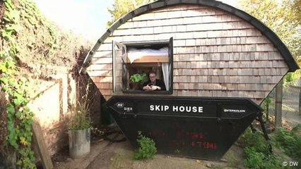 Anders leben: Wohnen in einem umgebauten Container