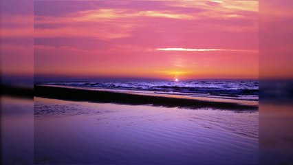 🎧 Dreamy beach sunset, waves soothing sounds | White noise | For relaxing, focus or sleep