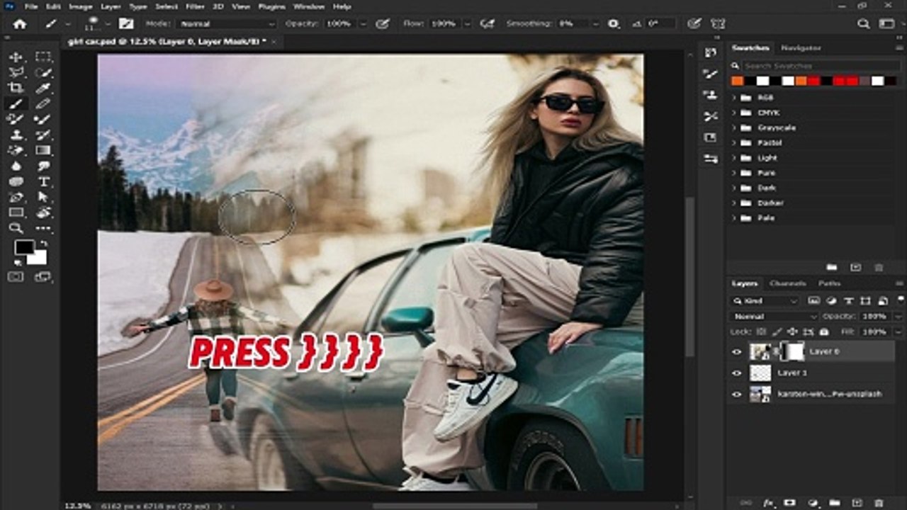 How to combine and blend photos - Photoshop Tutorial