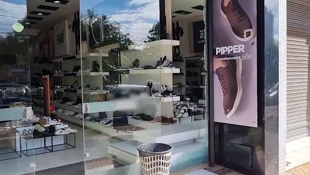 Ladrão arromba e furta loja no Centro de Cascavel