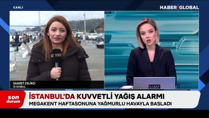 İstanbul'da kuvvetli yağış alarmı