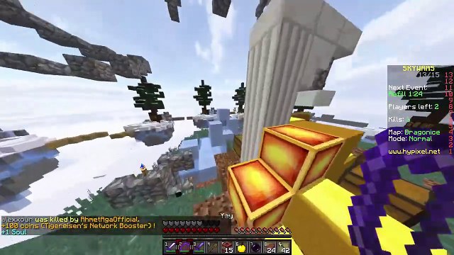 BOK KOKUSU! - Minecraft SkyWars! - Minecraft Türkçe Gökyüzü Savaşları! - Ahmet Aga
