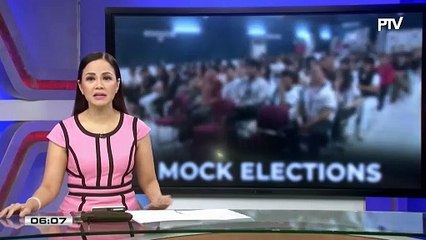 Mock elections, matagumpay na naidaos sa iba't ibang lugar sa bansa