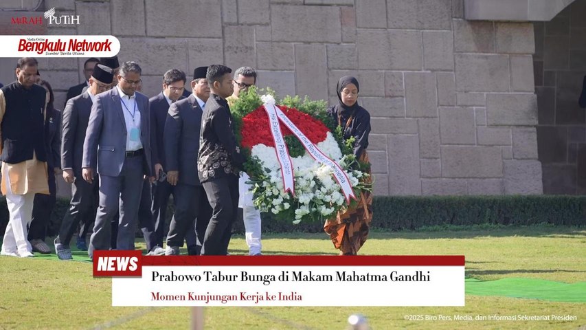 Prabowo Tabur Bunga di Makam Mahatma Gandhi: Pemimpin, Guru, dan Inspirasi