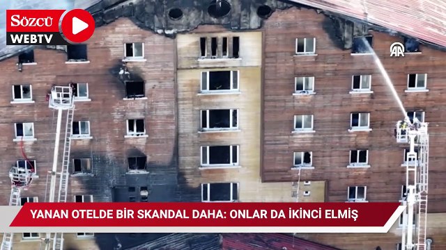 Yanan otelde bir skandal daha: Onlar da ikinci elmiş!