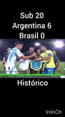 Argentina aplasta a Brasil 6-0 en el debut del Sudamericano Sub-20