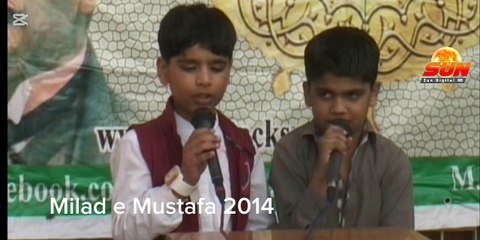 Noor Wala Aya hai | Masroor Pechuho | Milad e Muslafa 2014 | Jinnah Academy Larkana | Sun Digital HD Channel