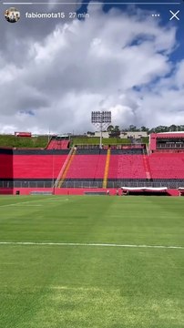 Fábio Mota divulga vídeo de troca das lâmpadas da última torre de iluminação do Barradão; assista