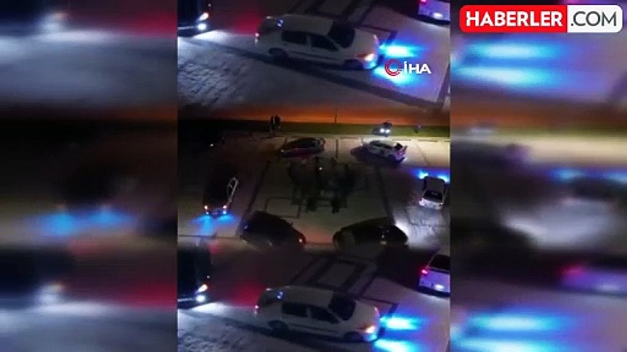 Otomobilleriyle "Kutu kutu pense" oynadılar