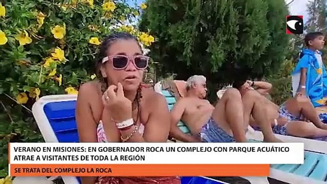 Verano en Misiones: en Gobernador Roca un complejo con parque acuático atrae a visitantes de toda la región