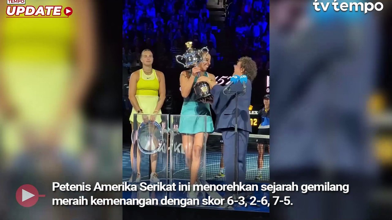 Australia Open 2025 Kalahkan Aryna Sabalenka, Madison Keys Raih Grand Slam Perdana